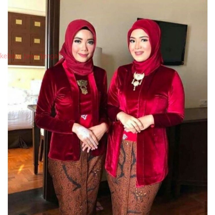 PAKAIAN KEBAYA WANITA DEWASA POLOS KUTU BARU BLUDRU MURAH ADAT JOGJA SOLO PAKAIAN TRADISIONAL JAWA K