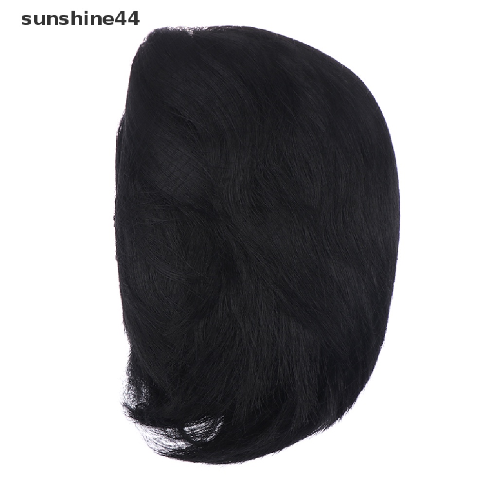 Sunshine Wig / Rambut Palsu Anime Haikyuu Kuroo Tetsurou Warna Hitam Untuk Kostum Cosplay