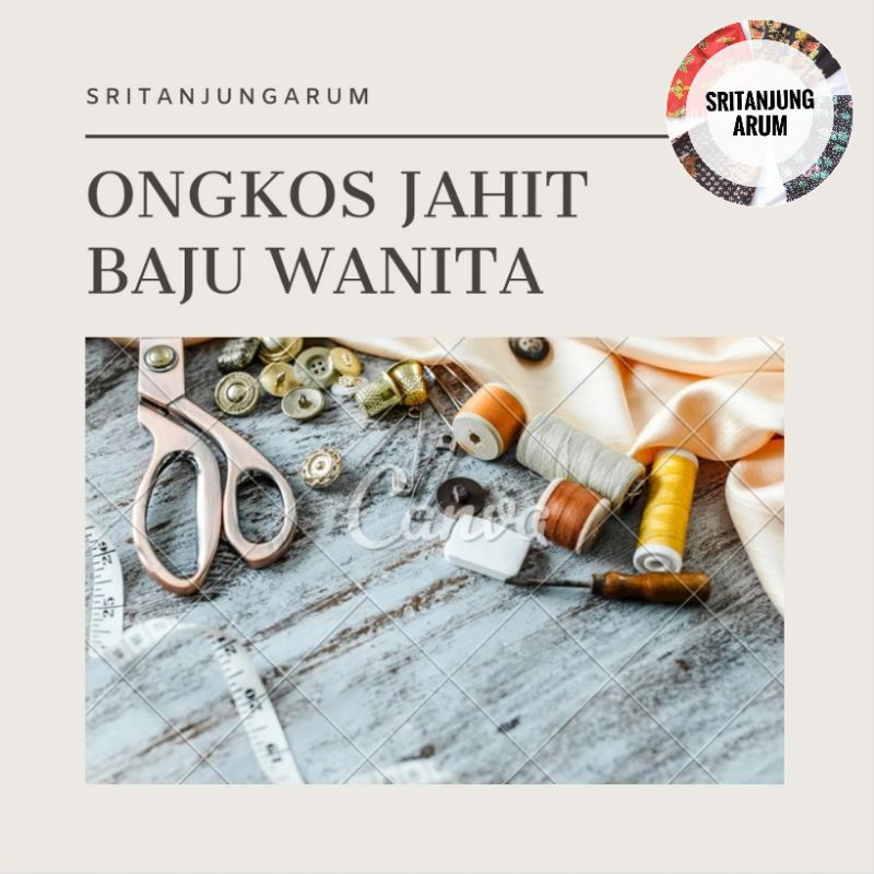 Ongkos Jahit Jasa Jahit Baju Dres Tunik Kemeja Gamis Wanita Batik Banyuwangi