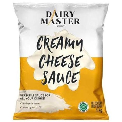 

NEW Dairy Master Cheddar Sauce 1kg / Saus Keju 1kg - Keju Creamy