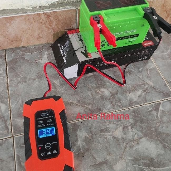 cas setrum aki charger aki mobil motor 6a 12v Venus otomatis