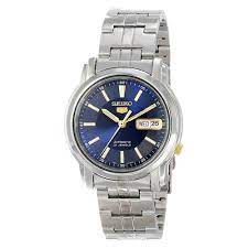 Jam tangan Seiko 5 SNKL79K1 Automatic Blue Dial Stainless Steel Strap