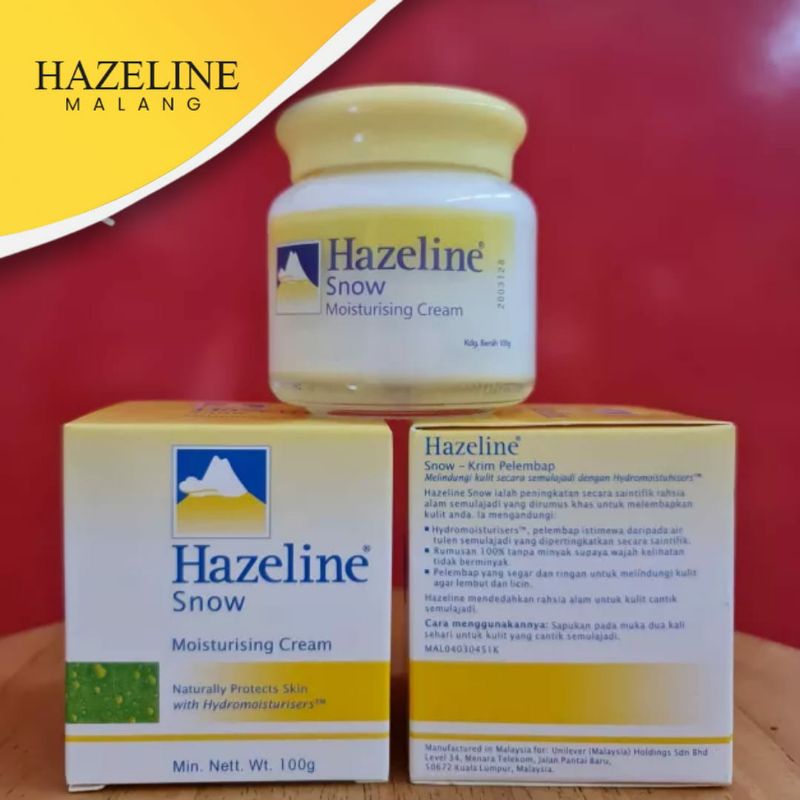 HAZELINE SNOW ORIGINAL 100% MALAYSIA | HASELINE KUNING ORI SINGAPORE | HAZELINE SNOW MOISTURISING CR