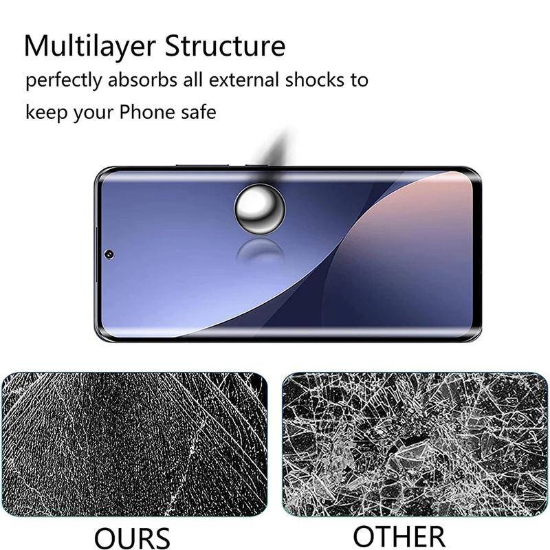 2pcs Pelindung Layar Tempered Glass 9H Curved Untuk Xiaomi 10 11 12 12X 12S Pro Ultra Mix 4 Redmi Note 10 10 Pro Lite