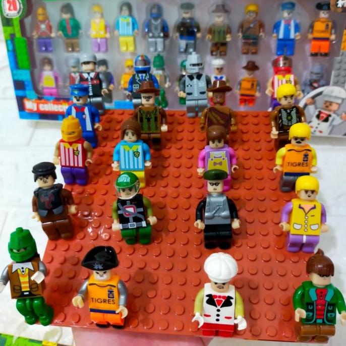 lego brick orang orangan isi 20pcs