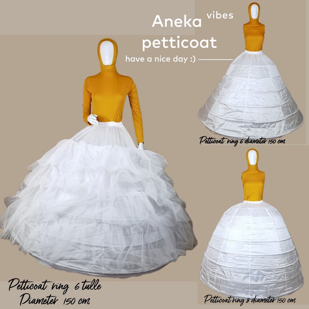 Petticoat/pengembang rok grade A/petikut