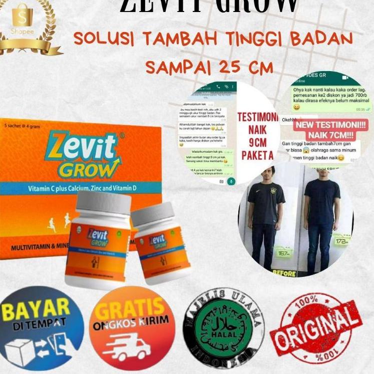 PALING DICARI [COD]| TERLARIS | ZEVIT GROW | PENINGGI BADAN ORIGINAL | ZEVIT GROW PENINGGI BADAN | Z