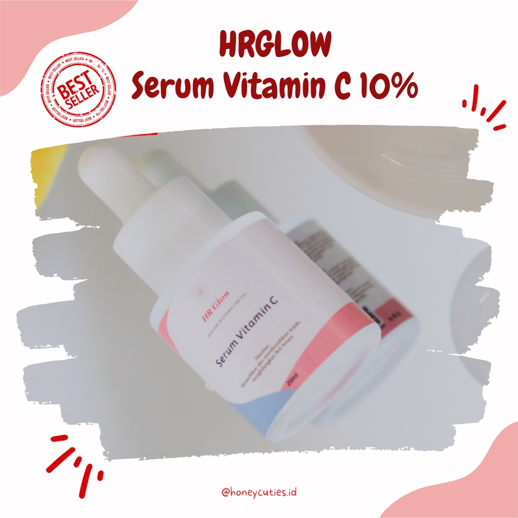 Serum Whitening Vit C 10% + Centella HR Glow | Serum Glowing