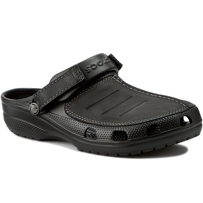 SEPATU SANDAL PRIA / SANDAL CROCS / CROCS YUKON SUEDE MAN - COKELAT PROMO