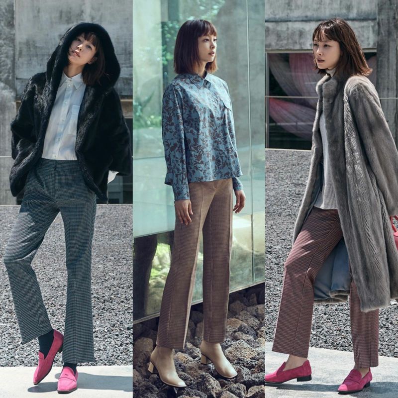 G studio fabric pants