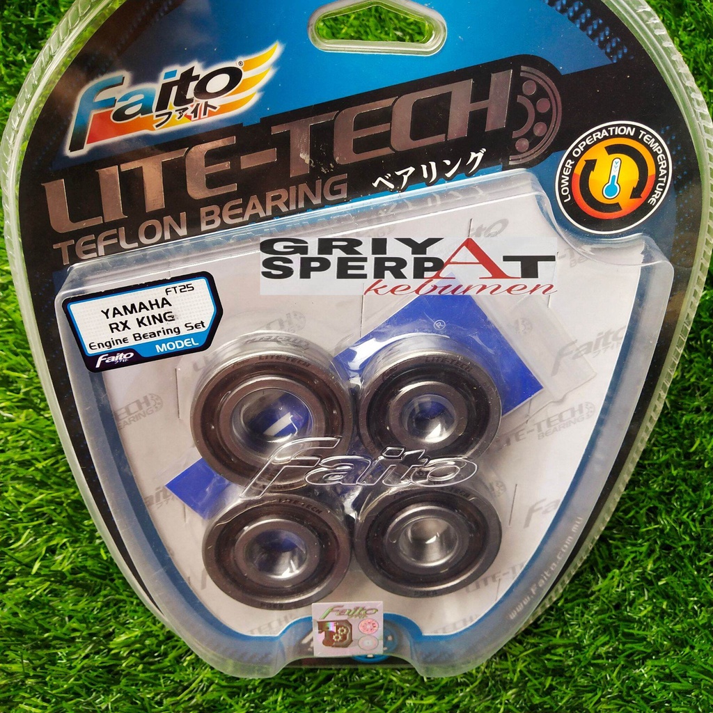 BEARING LAHER LAHAR MESIN RX KING RACING ORIGINAL FAITO LITE TECH