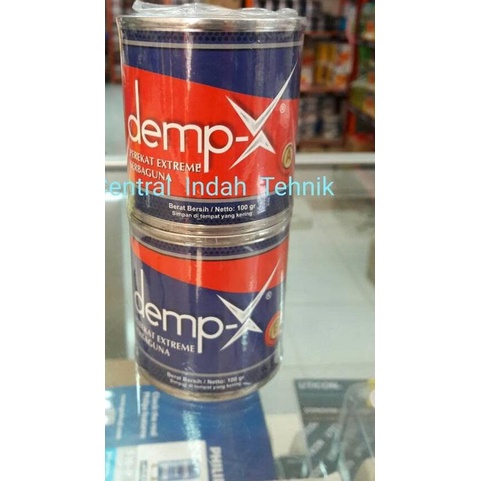 

DEMP-X 2 komponen @100gram perekat extreme serbaguna