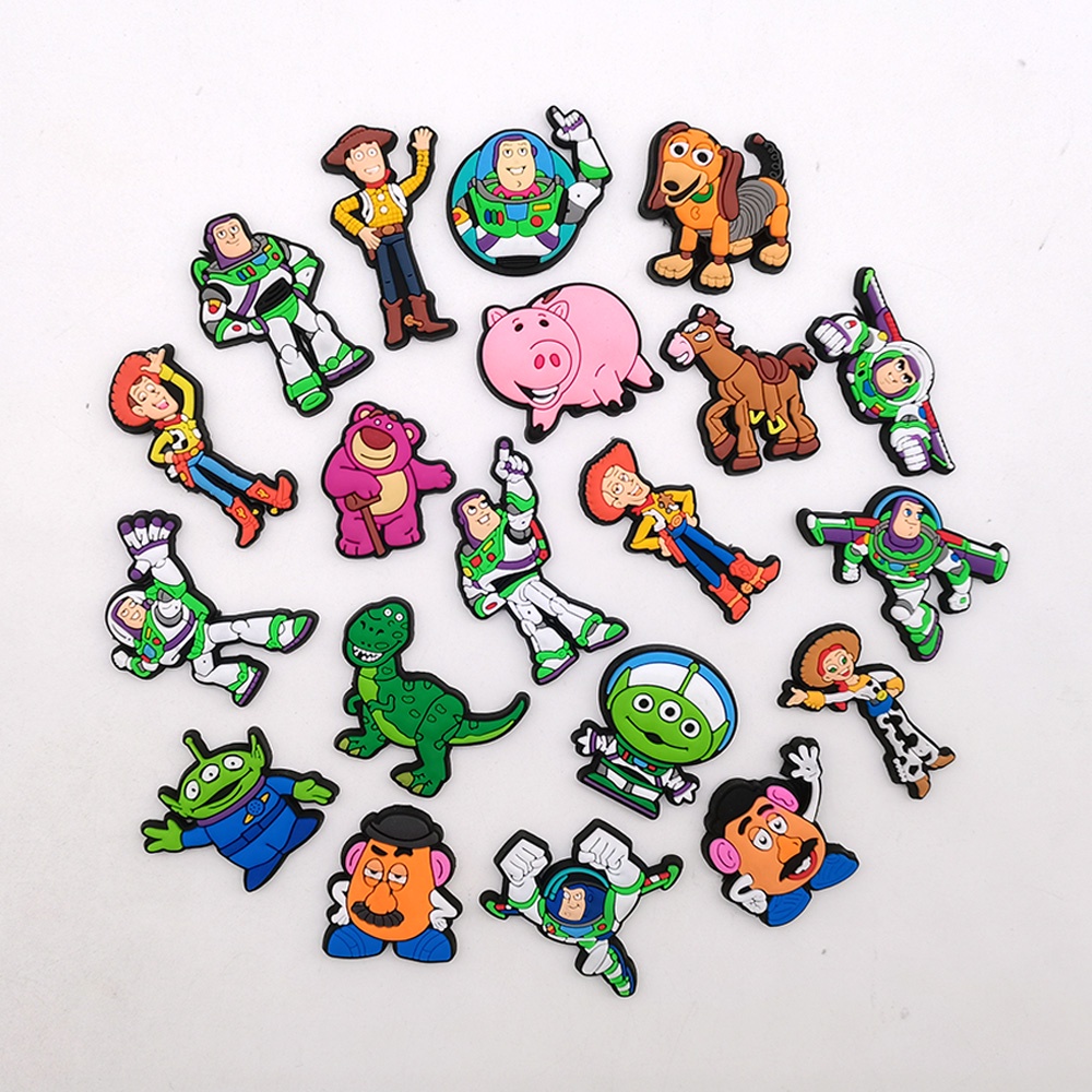 Charms Pack Desain Kartun crocs jibbitz Untuk Pria Dan Wanita