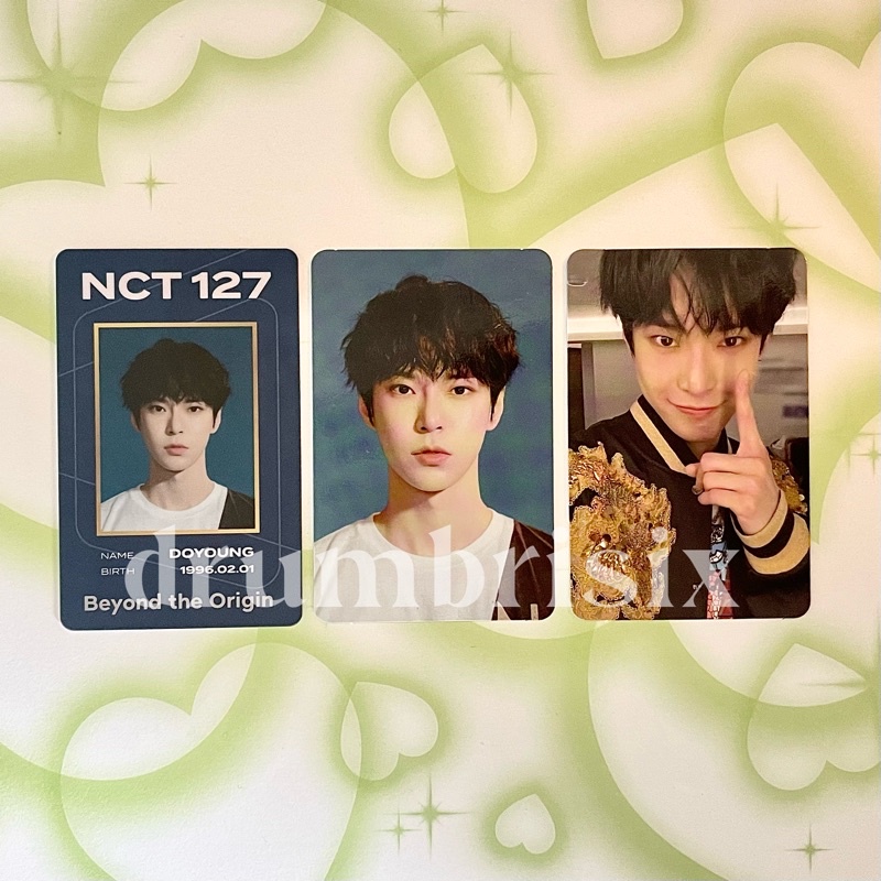 READY PC OFFICIAL DOYOUNG NCT 127 AR TICKET ID DECO PHOTO BEYOND THE ORIGIN PHOTOCARD SET