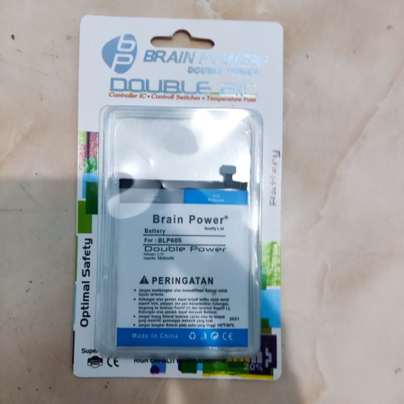 BATERAI BATRE BATTERY OPPO NEO 7 OPPO F1 F1F BLP605 DOUBLE POWER MERK BRAIN POWER