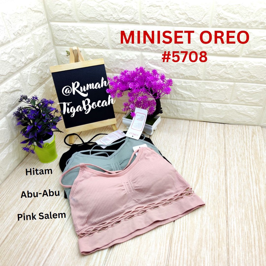 Miniset OREO BH tanpa kawat Art 5708