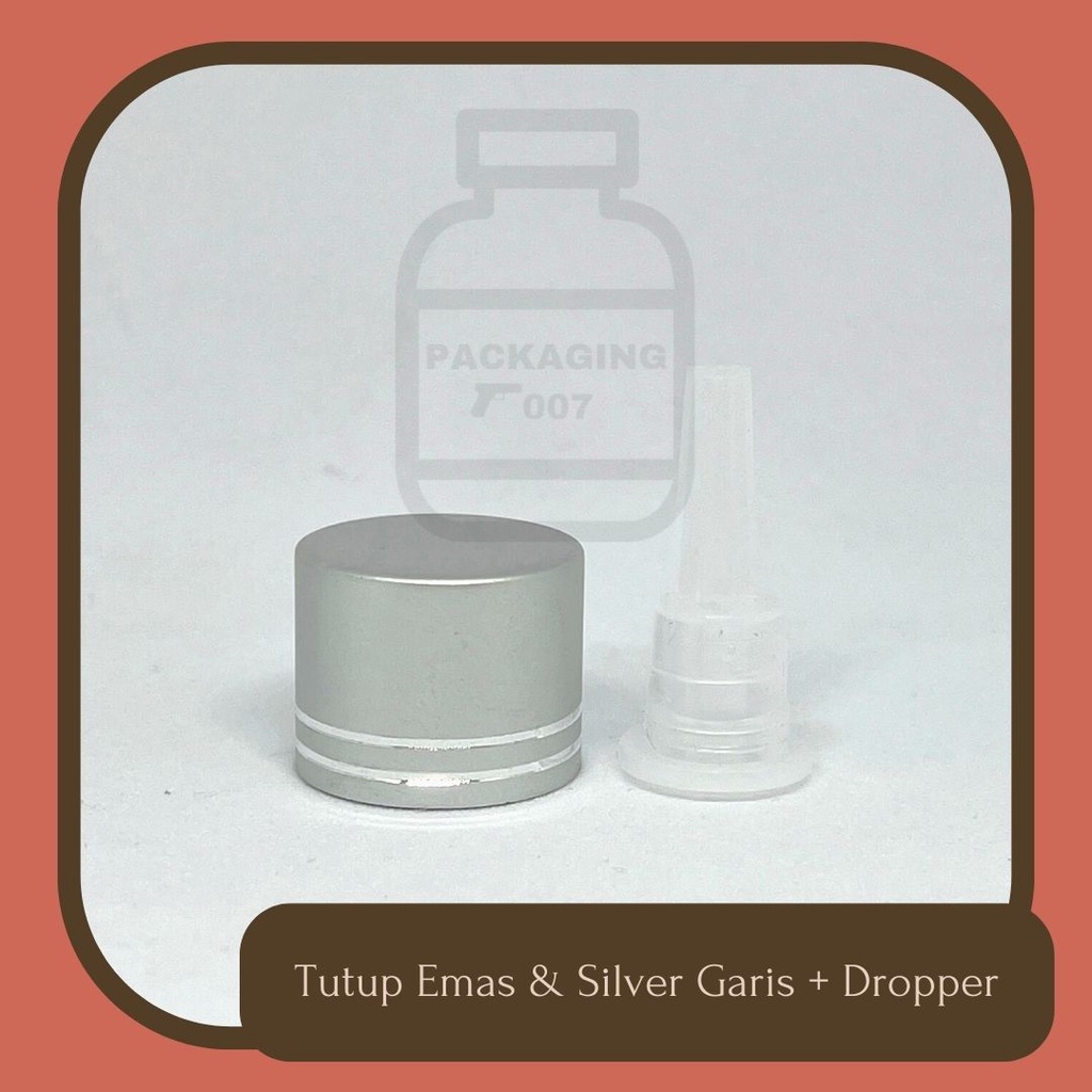 Tutup Botol Dropper + Insert / Plug / Tetesan / Dropper Essential Oil/ Essential Oil/ Tetesan Essent