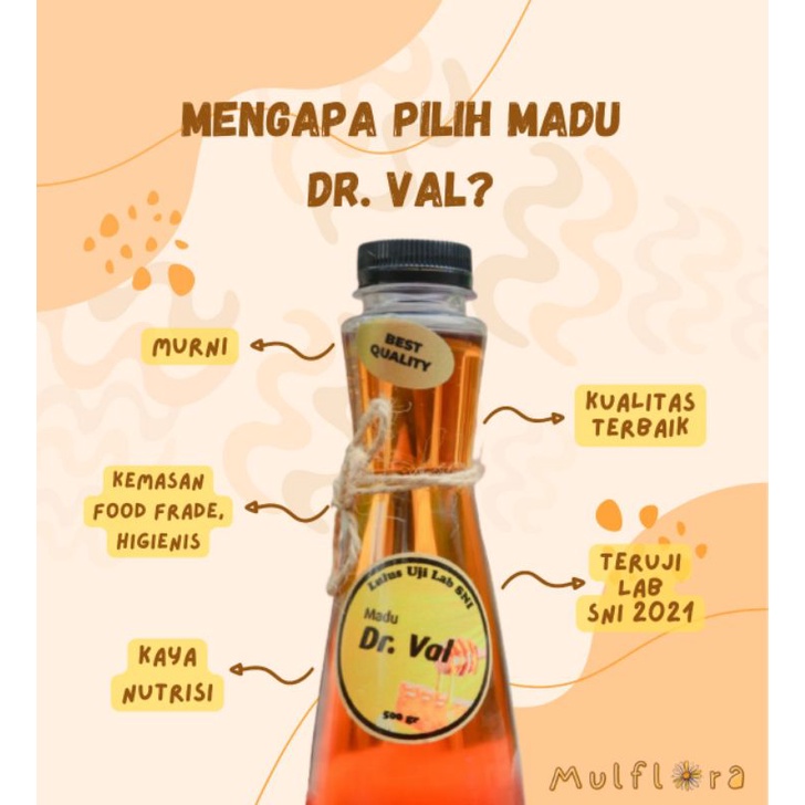 

Madu Murni 100% Asli Kalimantan Multiflora kemasan 500gram