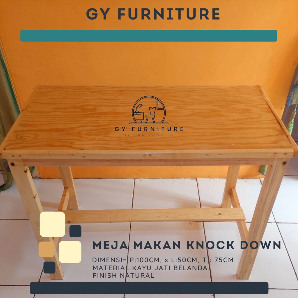 MEJA KAYU JATI BELANDA