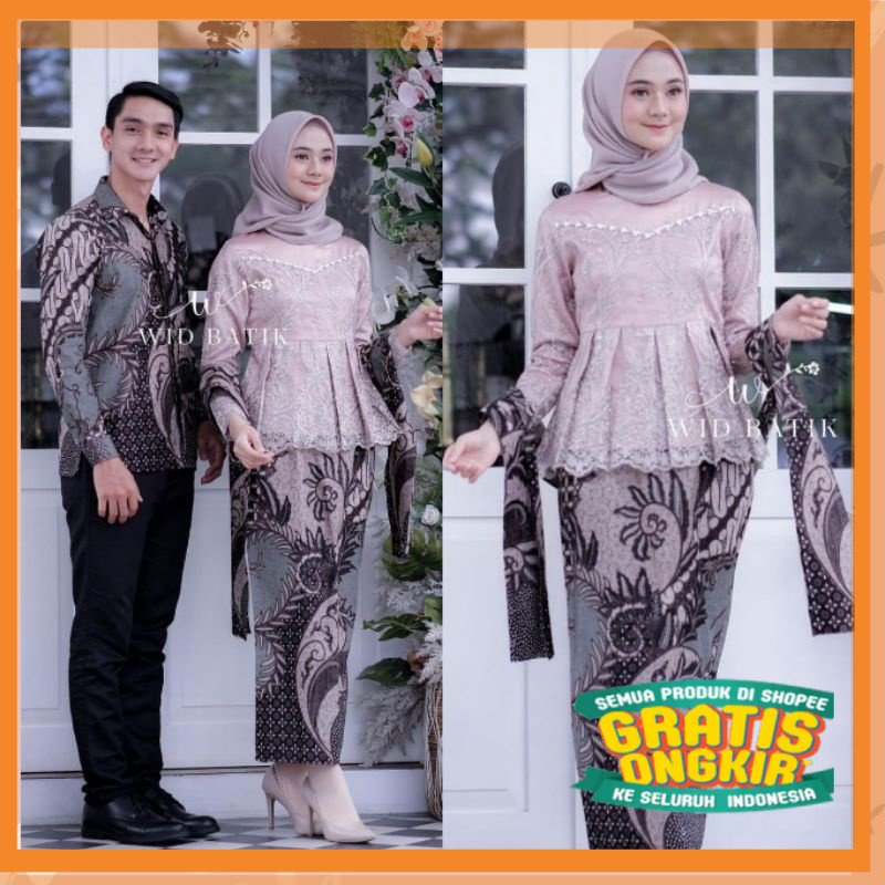 SPESIAL NATAL 2022 COUPLE KEBAYA GISELLA ASYIFA BAJU TUNANGAN BAJU WISUDA PAKAIAN KEBAYA KEBAYA MODE