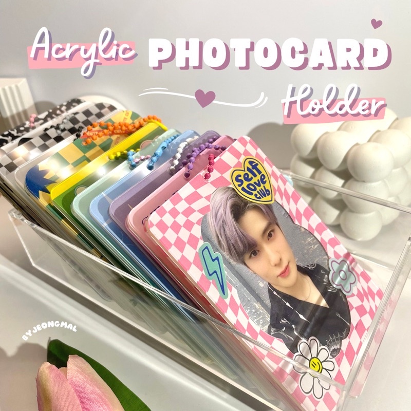 Pt.1 Acrylic Photocard Holder Cahol PC / MPC by byjeongmal