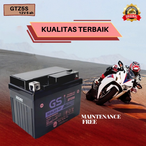 Jual Aki Motor Kering Gs Gtz S Kualitas Terbaik Shopee Indonesia