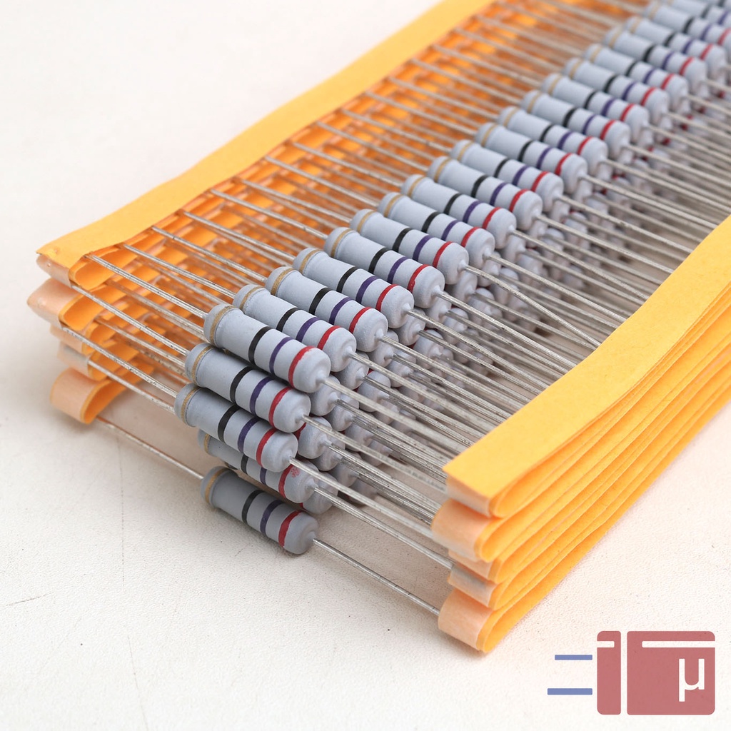 Resistor 27R 27 Ohm 2W Metal Oxide 5% Taiwan Kaki Tembaga