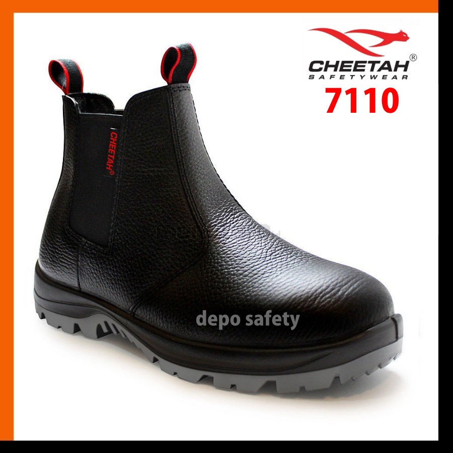 Sepatu Safety Cheetah 7110H Original SNI - Safety Shoes Cheetah 7110h BERKULITAS