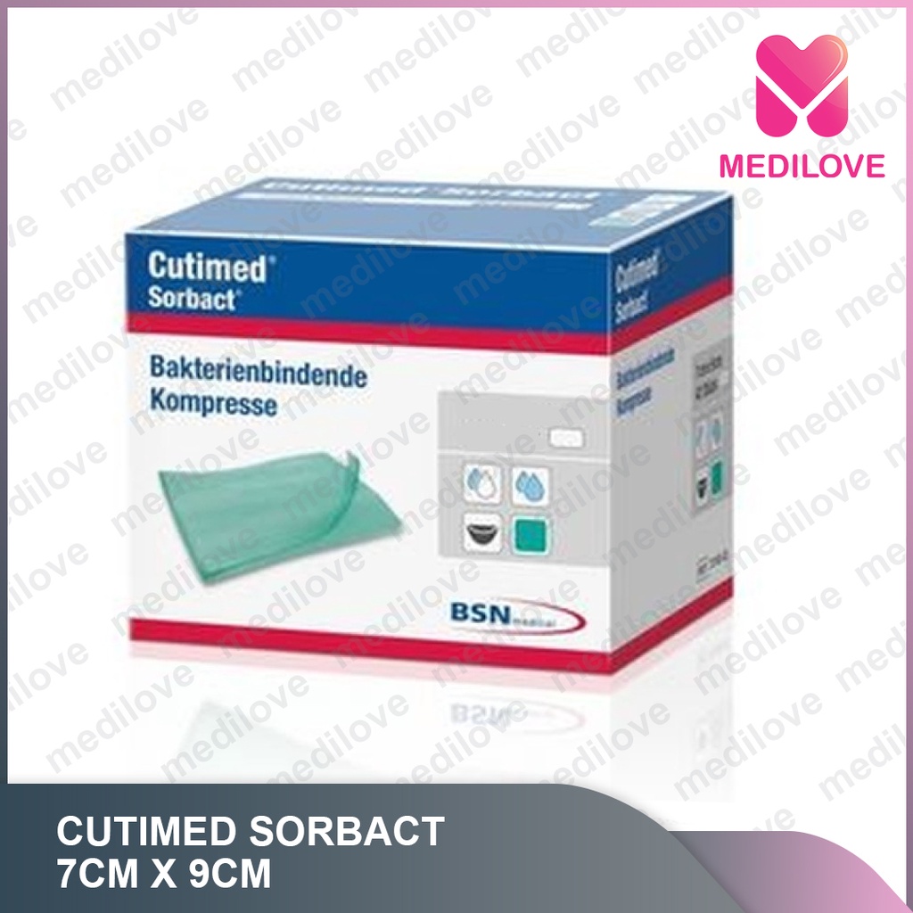 cutimed sorbact 7x9 / Cutimed Sorbact Swab 7x9 / Cutimed Sorbact 7x9 cm - murah / Cutimed Sorbact Sw