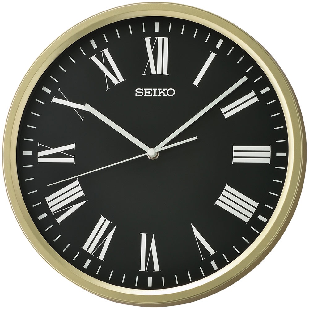 JAM DINDING SEIKO WALL CLOCK QHA009 GARANSI RESMI 1 TAHUN ALL COLOURS - qha009s