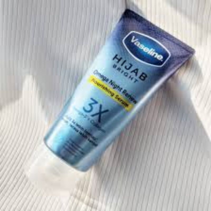 vaseline hijab bright omega night renew 180ml