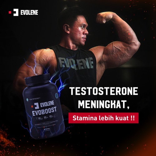 EVOBOOST 1 BOTOL ISI 60 CAPS -- BY EVOLENE TESTOSTERONE BOOSTER BPOM HALAL TESTOSTERON EVOBOST EVO BOOST BOST BOOSTER PRE WORKOUT APEL EVO CREATINE EVOLINE EVOLIN EVOLEN PREVOLENE TESTOSTERONE BOOSTER EVO BOOST EVOBOST EVO BAR