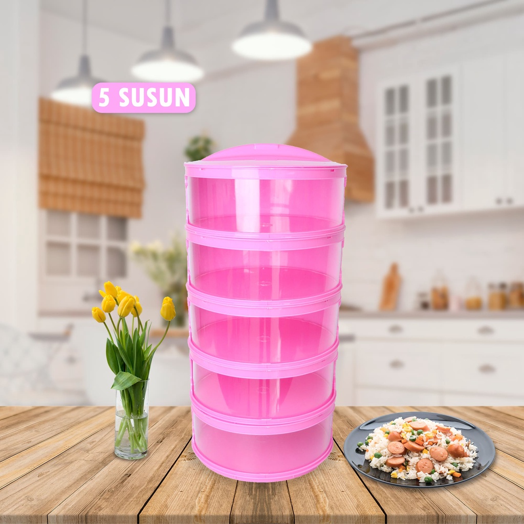 Tudung Saji Susun Rak Susun Makanan  Rantang Susun   food cover multilayer