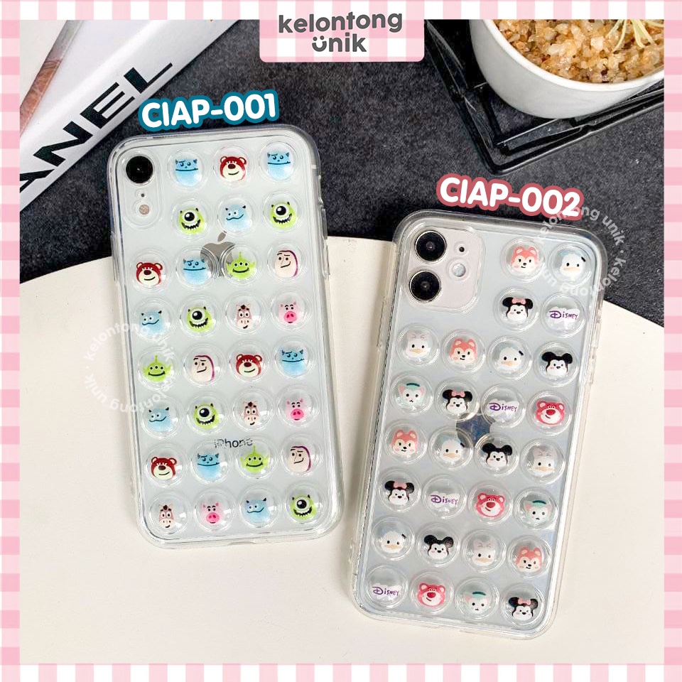 For iPhone - Cartoon Pop It Bubble Soft Case