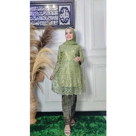 SET KEBAYA TUNIK TILLE MALAKA PAYET MUTIARA| KEBAYA PESTA| KEBAYA| SET KEBAYA WISUDA| KEBAYA MODERN| KEBAYA BRUKAT| SET TUNIK| STELAN KEBAYA LAMARAN| KEBAYA MUTIARA