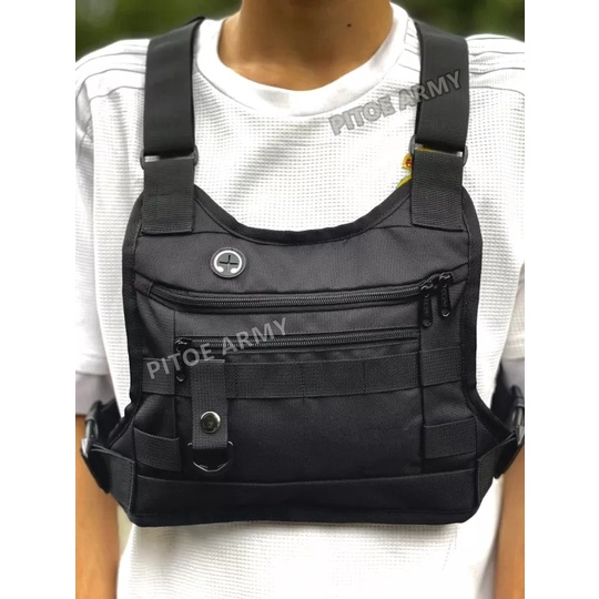Tas Dada Premium Chest Bag Tas Dada Multifungsi Tactical