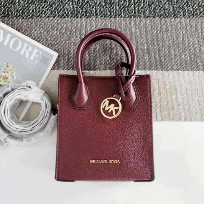 MK Mercer XS Shopper Xbody deep cherry m