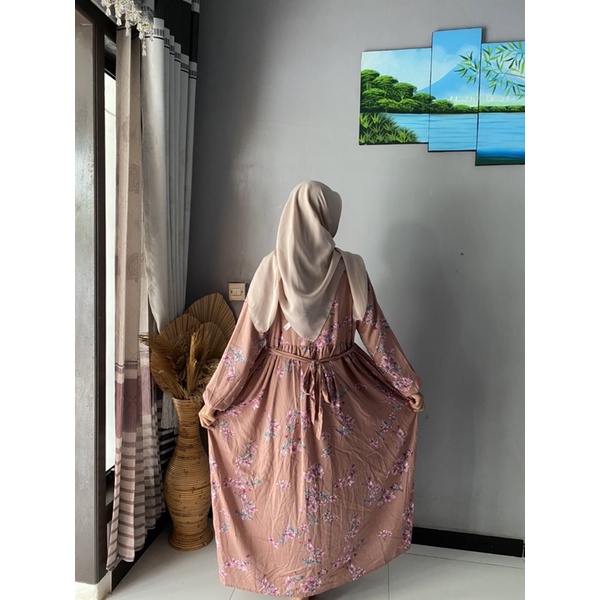 GAMIS LILY /gamis kekinian/gamis rayon jumbo terbaru/gamis rayon