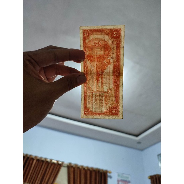 (USED/ASLI) Uang kuno 5 rupiah RIS tahun 1950 rp 5 sukarno soekarno RIS rp.5 uang kuno jaman Republik Indonesia Serikat Tahun 1950