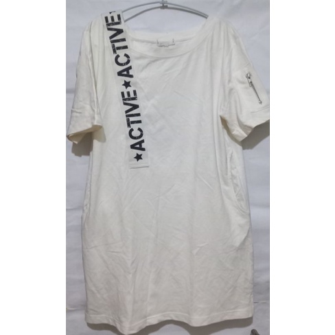 T-shirt/Kaos Tebal Panjang/Tunik Oversize Wanita