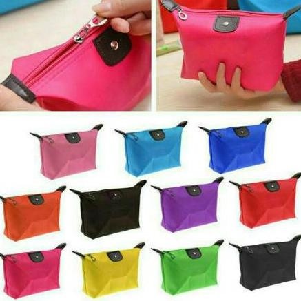 travel pouch dompet kosmetik pouch makeup multifungsi bahan pvc anti air travelling