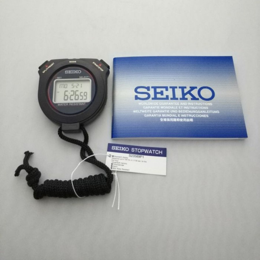 STOPWATCH SEIKO PENGUKUR WAKTU S23589P1 ORIGINAL SEIKO