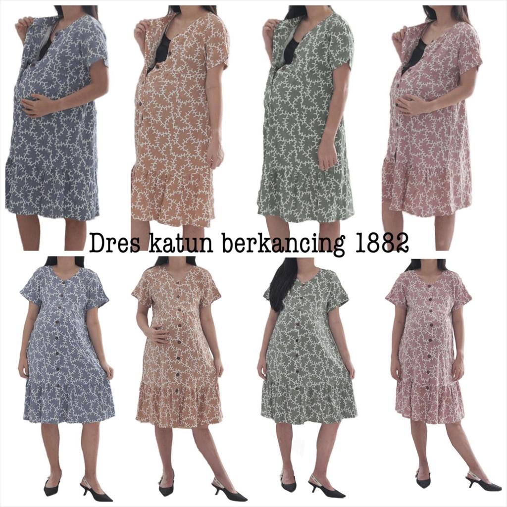 Dress Katun Berkancing 1882