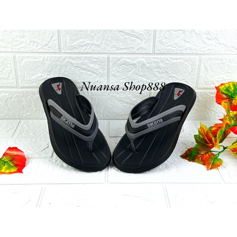 Sandal Jepit Pria Dewasa Anak-Anak Bahan Karet Anti Licin Ukuran30-44(3008,5608,6008)