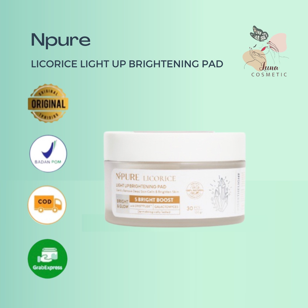 NPURE LICORICE LIGHT UP BRIGHTENING PAD