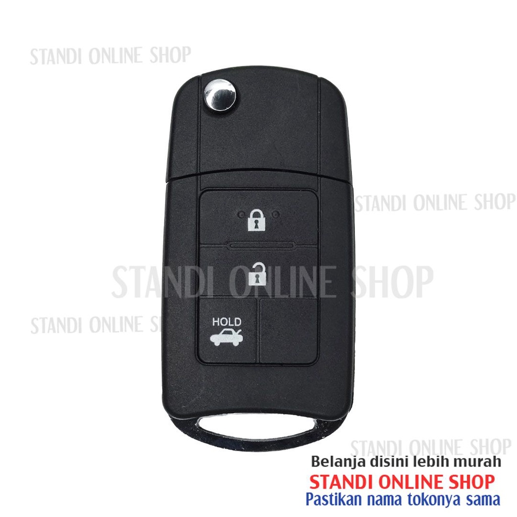 Casing Kunci Lipat FlipKey Rumah Kunci Toyota All New Sienta Tipe G