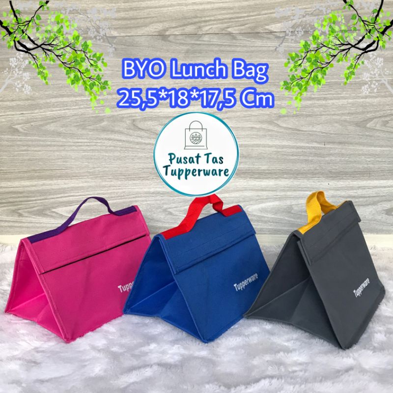 Jual BYO Lunch Bag Tupperware/Tas Make Up Tupperware/Tas Bekal Tupperware Shopee Indonesia