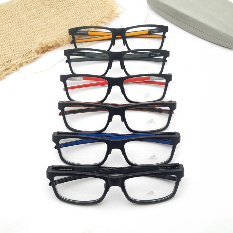 Kacamata/Frame Pria Sporty terbaru paket lensa radiasi photocromic mines silinder plus