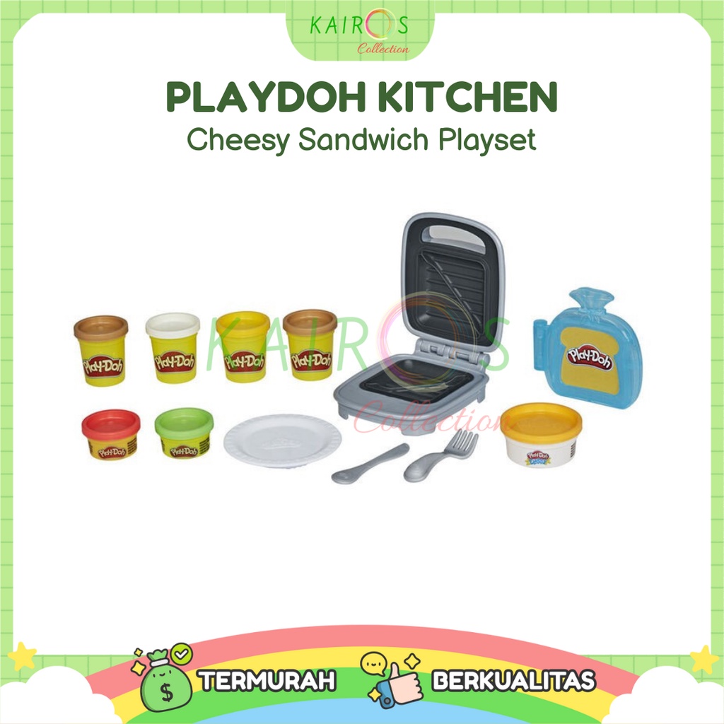 PlayDoh Kitchen Cheesy Sandwich Playset