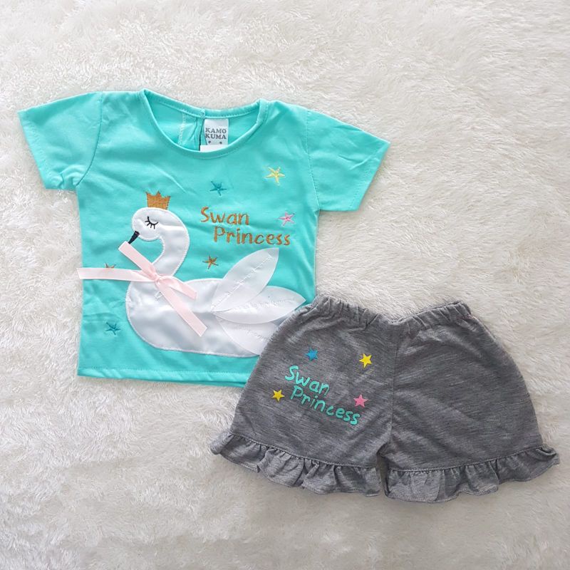 Baju Bayi Swan Princessset